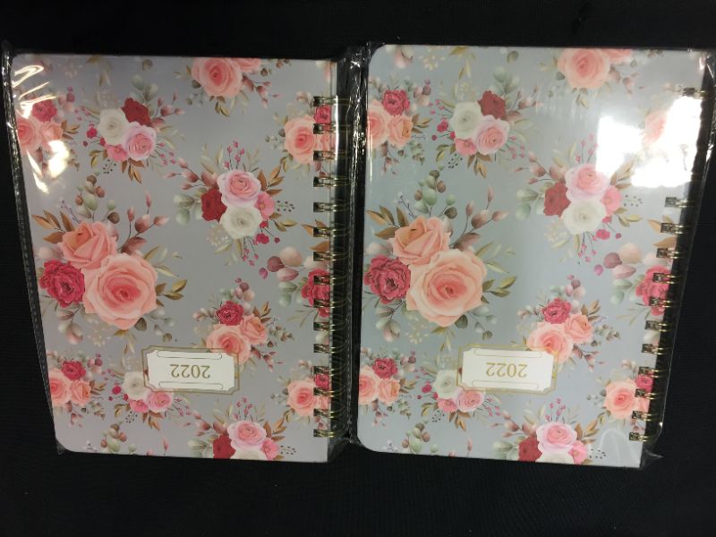 Photo 2 of HBLIFE 2022 PLANNER WITH FLOWERS 2 PACK 