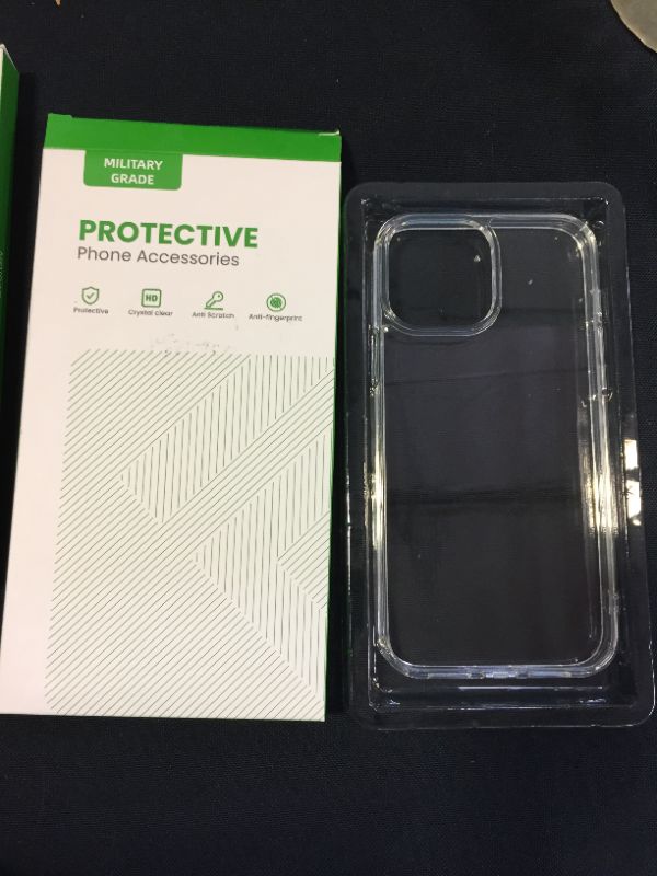 Photo 2 of Olsenms Compatible for iPhone 13 Pro Max Case Clear, Anti-Yellowing Military Grade Protection Compatible for iPhone 13 Pro Max Case 6.7 2021, Shock-Absorbing Scratch-Resistant