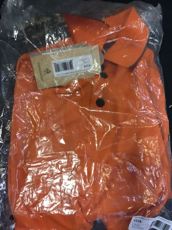 Photo 2 of Legendary Whitetails Mens Pro Hunter Performance Polo ORANGE S