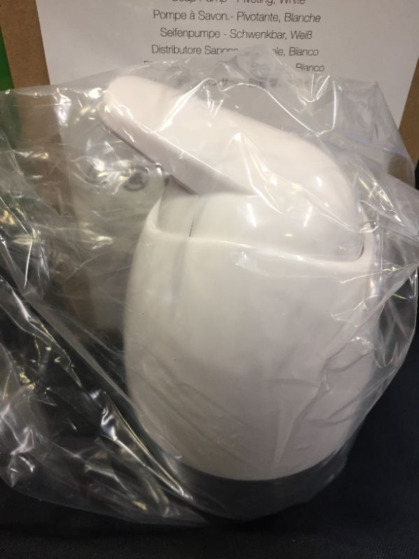 Photo 1 of Amazon Basics Pivoting Soap Pump Dispenser - White