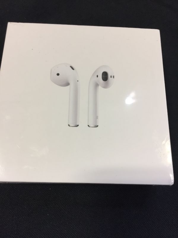 Photo 1 of Apple AirPods (2nd Generation) MV7N2AM/a with Charging Case - Stereo - Wireless - Bluetooth - Earbud - Binaural - in-ear