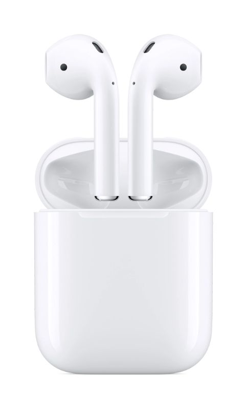 Photo 1 of Apple AirPods (2nd Generation) MV7N2AM/a with Charging Case - Stereo - Wireless - Bluetooth - Earbud - Binaural - in-ear