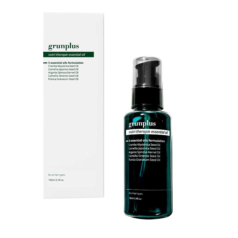 Photo 1 of  Grunplus Hair Treatment Organic Oil - 3.4 fl oz Pure 100% Cold Pressed Premium Grade Oil Treatment for all types of Hair - Repairs & Hydrates & Shines damaged hair
EXP 07/01/2022