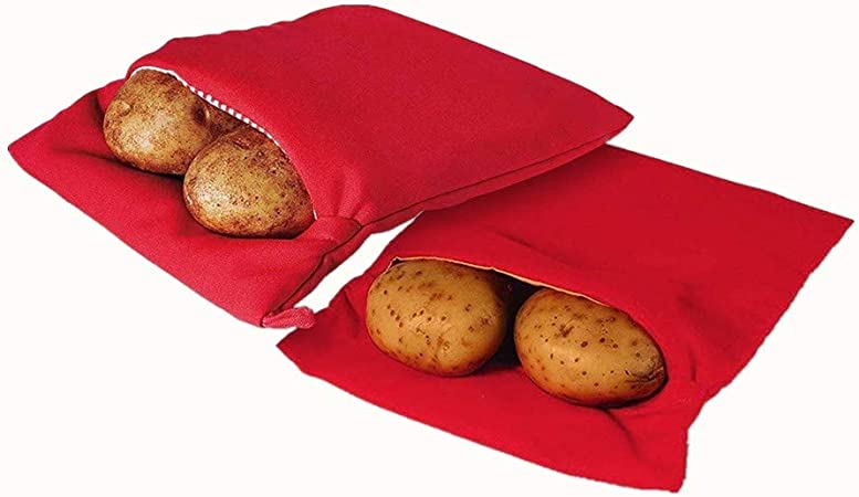 Photo 1 of (2 Pack) Microwave Potato Cooker Bag- Potato Express Pouch, Perfect Potatoes Just in 4 Minutes!
