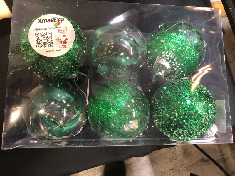 Photo 1 of 6 PIECE GREEN ORNAMENTS