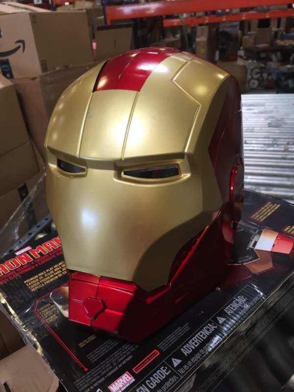 Photo 2 of Marvel Legends Iron Man Electronic Helmet --- KIDS 