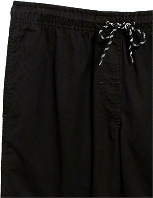 Photo 1 of esssentials mens 6" seam drawtring walk short -- black --- xxl