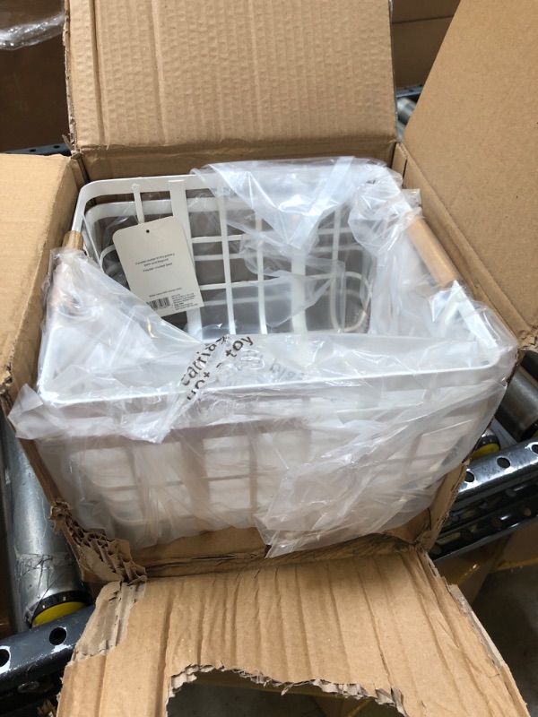 Photo 1 of BOX OF 2 Wire Pantry Basket White - Brightroom™
