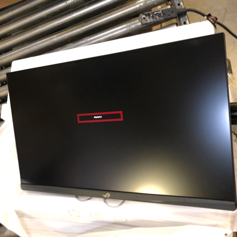 Photo 1 of ASUS ROG Swift 27” 1440P Gaming Monitor (PG279QM) - WQHD (2560 x 1440), Fast IPS, 240Hz, 1ms, G-SYNC, NVIDIA Reflex Latency Analyzer, DisplayHDR400, Eye Care, HDMI, DisplayPort, USB, Height Adjustable
