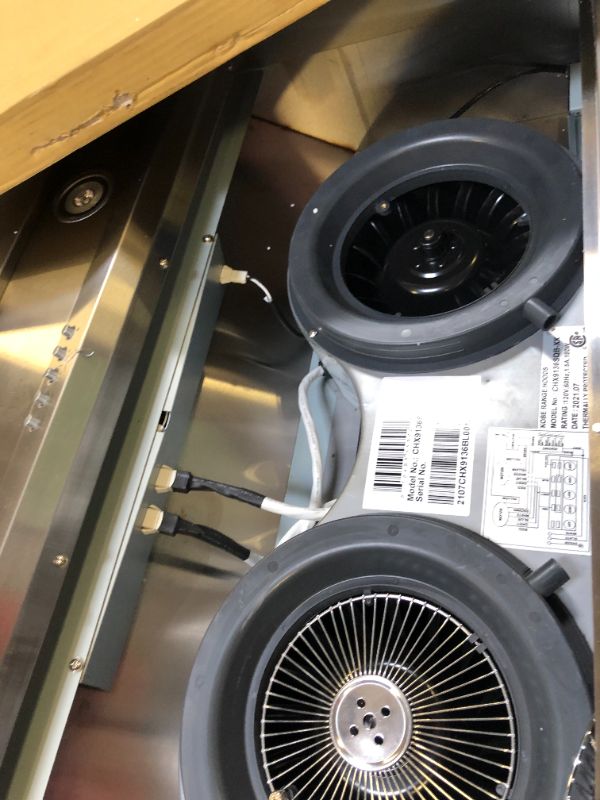 Photo 1 of KOBE CHX9136SQB-1 Brillia 36-inch Under Cabinet Range Hood, 3-Speed, 680 CFM, LED Lights, Baffle Filters
