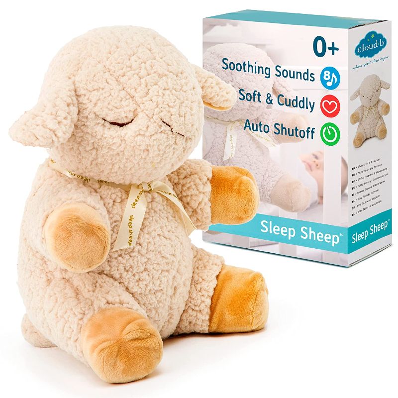 Photo 1 of Cloud b Soothing Sound Machine | Cuddly Stuffed Animal | 4 White Noise and 4 Lullabies | Auto-Shutoff | Sleep Sheep
