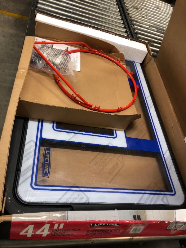 Photo 3 of Lifetime 44" Backboard and Rim Basketball Combo 73650