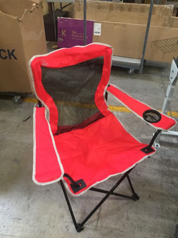 Photo 2 of Coleman Cool Mesh Quad Chair - Red

