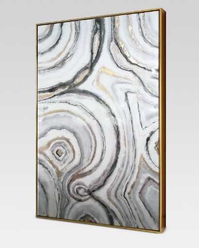 Photo 1 of 40" x 25" Geode Framed High Gloss Canvas - Project 62™

