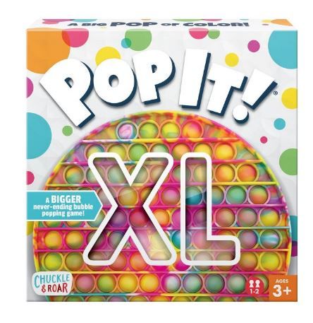 Photo 1 of Chuckle & Roar Pop It! XL The Jumbo Never-Ending Bubble Popping Fidget and Sensory Game - Tie Dye
6PACK