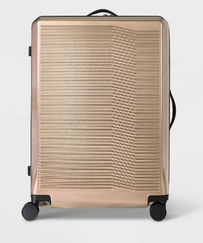 Photo 1 of Hardside Large Checked Spinner Suitcase - Open Story™

