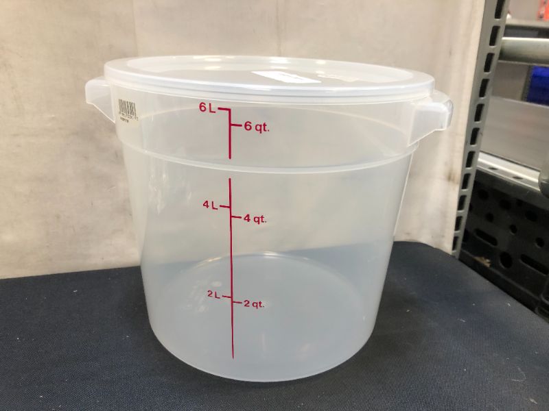 Photo 3 of Cambro (RFSC6PP190) Cover for 6 & 8 qt Round Containers
