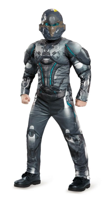 Photo 1 of Microsoft Halo Spartan Locke Classic Muscle Child Halloween Costume Size S 
