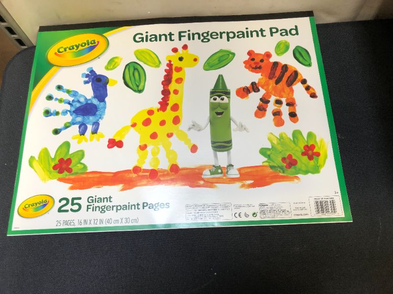 Photo 2 of 1 Pack Pads giant fingerpaint 16 in. x 12 in. 25 sheets
