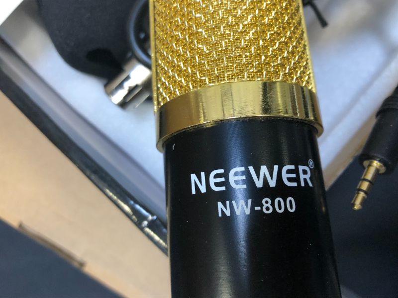 Photo 2 of Neewer Professional Studio Broadcasting Recording Condenser Microphone & NW- 35 Adjustable Recording Microphone 