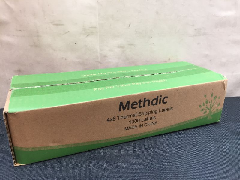 Photo 2 of Methdic 4x6 Thermal Direct Shipping Label for UPS USPS 1000 labels Fold4x6
