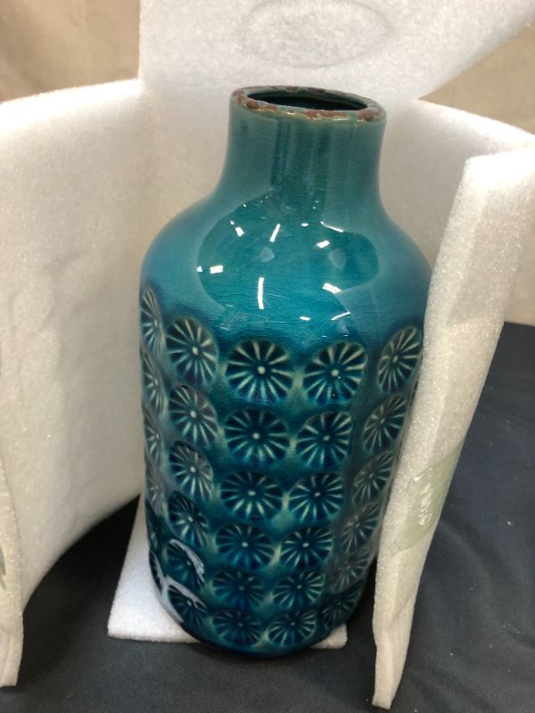 Photo 4 of Ceramic Flower Vases for Home Decor Rustic Ideal Shelf Decor Table Décor
