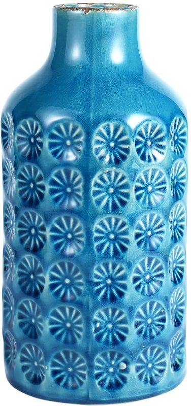 Photo 2 of Ceramic Flower Vases for Home Decor Rustic Ideal Shelf Decor Table Décor
