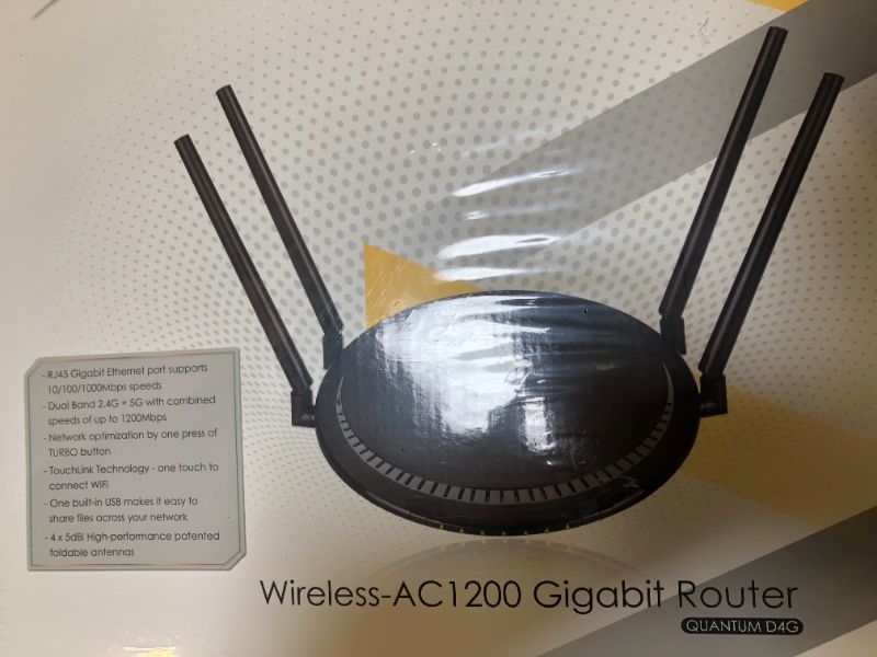 Photo 3 of AC1200 Dual Band WiFi Router(Brand New Factory Sealed)