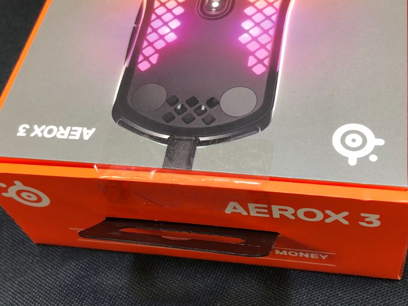 Photo 3 of SteelSeries - Aerox 3 Wired Optical Gaming Mouse with Ultra-lightweight Design - Black**BRAND NEW FACTORY SEALED**
