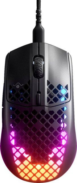 Photo 1 of SteelSeries - Aerox 3 Wired Optical Gaming Mouse with Ultra-lightweight Design - Black**BRAND NEW FACTORY SEALED**
