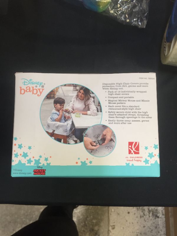 Photo 1 of Disney Baby by J.L. Childress Disposable Restaurant High Chair Cover - 12pk