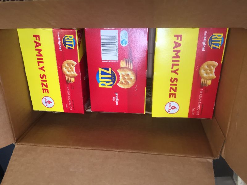 Photo 2 of RITZ Original Crackers, Family Size, 3 Boxes EXP APRIL 2022