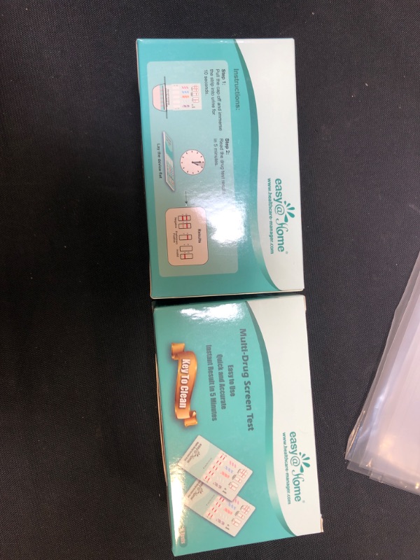 Photo 2 of 5 Pack Easy AT Home 5 Panel Instant Drug Test Kits - Test Marijuana (THC), COC, OPI 2000, AMP, BZO - Urine Dip Drug Testing---- 2 PACK 