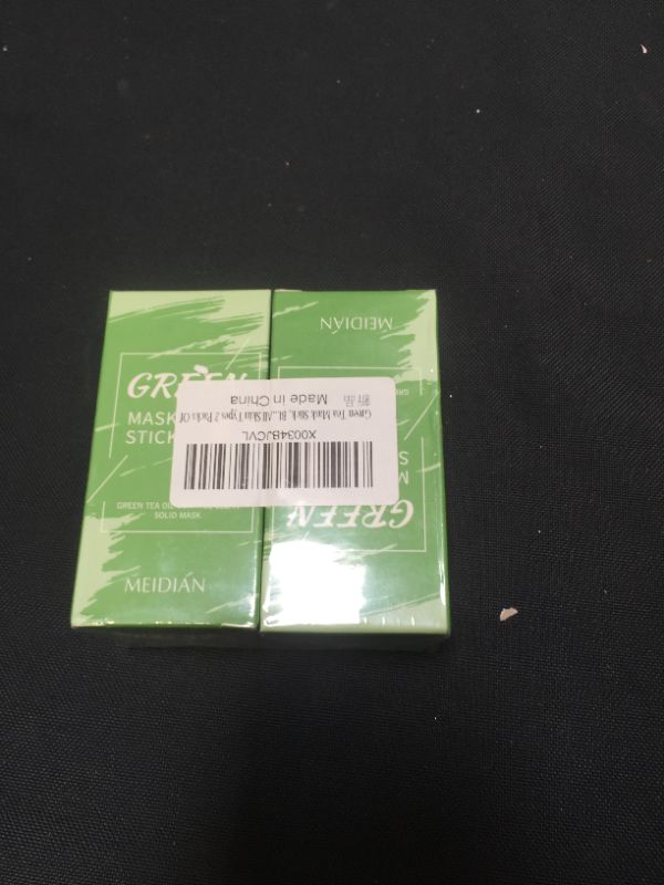 Photo 1 of  Packs Green Tea Mask Stick Blackhead Remover, Green Tea Purifying Clay Mask Cleansing Clay Stick, Deep Pore Cleansing, Face Moisturizes Oil Control Skin Brightening for All Skin Types Men Women exp- 01/10/2026