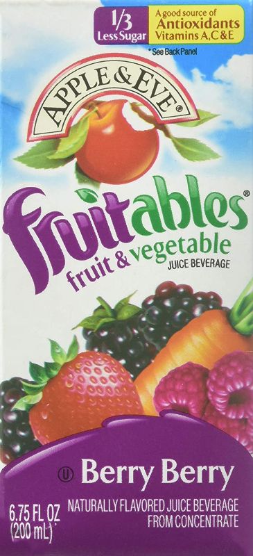 Photo 1 of Apple & Eve Fruitables Fruit and Vegetable, Berry ,6.75 fl oz (8 count) 5 pack bb 24 aug 2022
