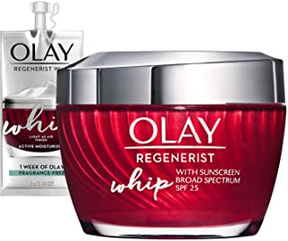 Photo 1 of Olay Regenerist Whip Face Moisturizer SPF 25, 1.7 oz + Whip Face Moisturizer Travel/Trial Size
BEST BY 01/2023