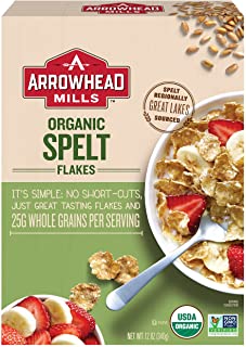 Photo 1 of Arrowhead Mills Spelt Flakes Organic Cereal, 12 Ounce Box. BEST BY 04/10//2021
