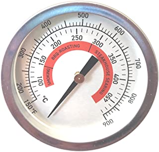 Photo 1 of 3" BBQ Temperature Gauge Thermometer Replacement for Cuisinart, Pit Boss 440 Deluxe,Master Forge, Backyard, Uniflame and Other Gas Grill, Stainless Steel High Temperature Heat Indicator -150F to 900F. SEALED