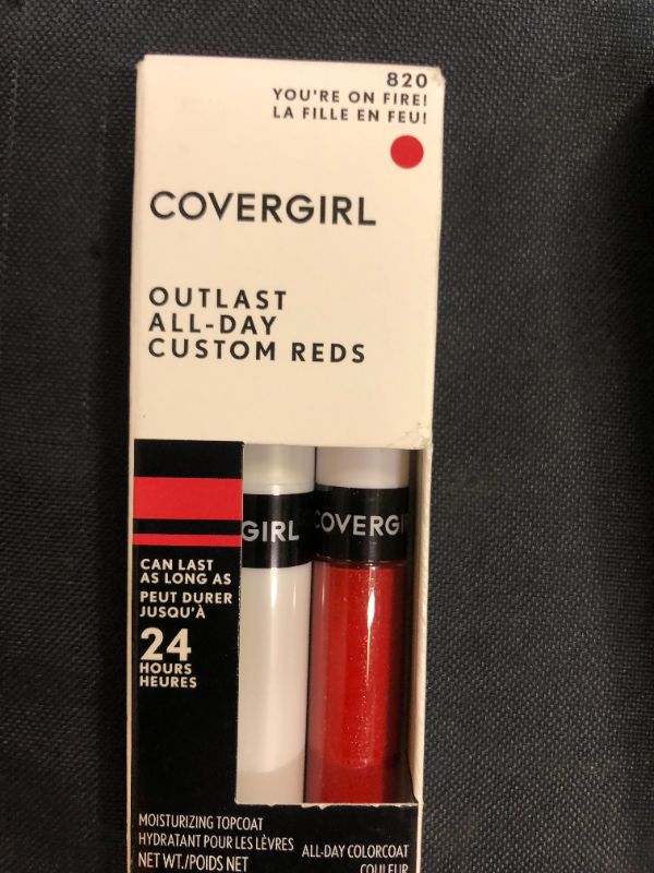 Photo 5 of Colorescience Sunforgettable Total Protection Face Shield Glow SPF 50, Glow, 1.8 fl. oz. with added covergirl lipstick 

