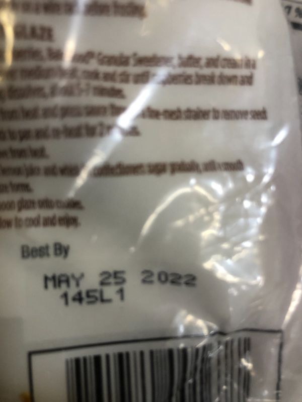 Photo 1 of BakeGood Granular Sweetener 1-to-1 Substitute for White Sugar, Zero Calorie, Keto Friendly, Sugar Free, Non-GMO, Gluten Free, 2 pack, 24 ounces--bb May 2022
