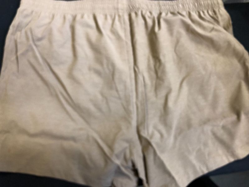 Photo 2 of mens lightweight SWIM shorts color beige brown size extra large --SWIM SHORTS--