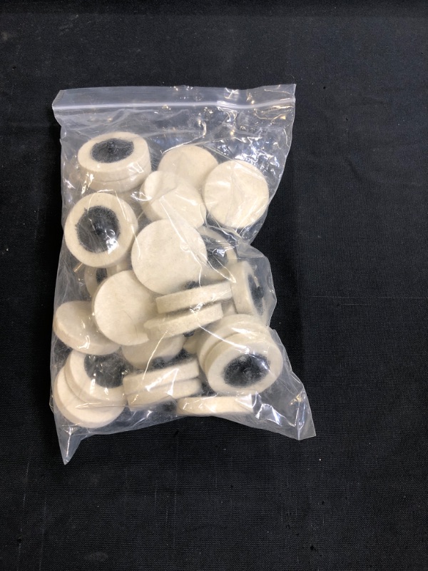 Photo 2 of 30 Pcs of 2" Commpressed Wool Fabric Qc Disc Polishing Buffing Pads Wheels and 1 Pcs of 2" Disc Pad Holder with 1/4" Shank for Polishing & Buffing Projects
