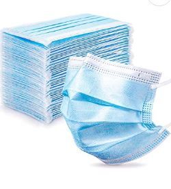 Photo 1 of 4-Layer Disposable Face Mask, 50 Pcs Safety Protected Masks with Elastic Ear Loop Comfortable Breathable