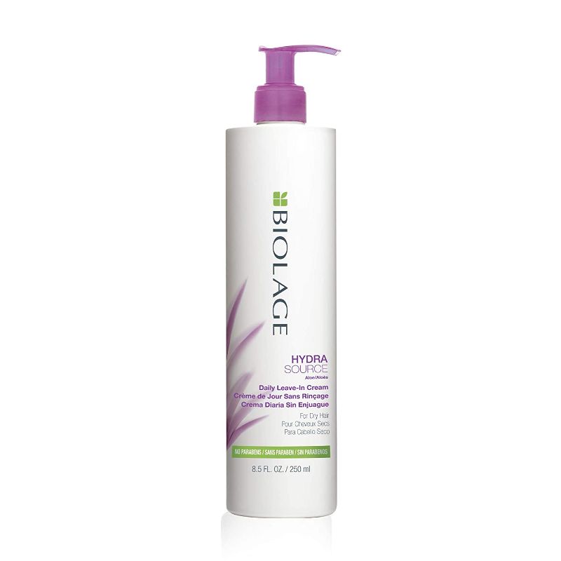 Photo 1 of BIOLAGE Hydra Source Daily Leave-In Cream |Smooths Dry, Frizzy Hair & Prevents Breakage | For Fine To Medium Hair | Paraben-Free | Vegan | 8.5 Fl. Oz | 8.5 Fl. Oz.
