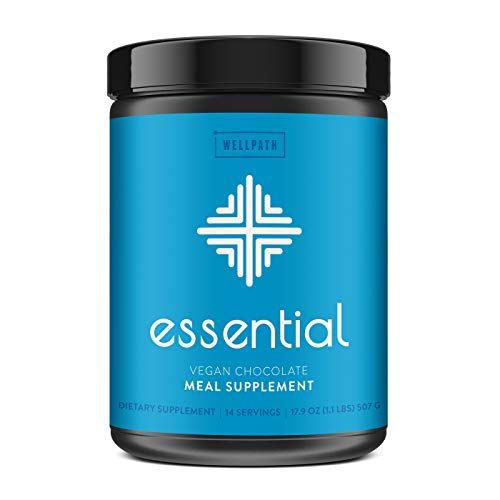 Photo 1 of Essential Vegan Meal Replacement Shake - Plant-Based Meal Shake with 60+ Superfoods and Nutrients- 19 g Vegan Protein Powder - 14 Meal Servings - Delicious Chocolate Flavor--EXpires Nov 2022

