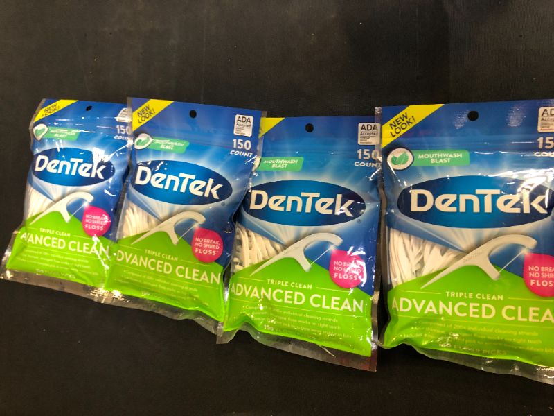 Photo 3 of DenTek Triple Clean Floss Picks, 150 Count 4 pack

