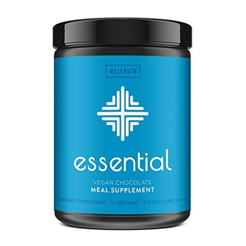 Photo 1 of Essential Vegan Meal Replacement Shake - Plant-Based Meal Shake with 60+ Superfoods and Nutrients- 19 g Vegan Protein Powder - 14 Meal Servings - Delicious Chocolate Flavor

