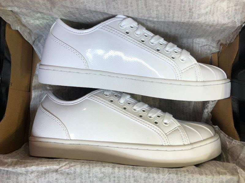 Photo 4 of Pastry Women Fashion Sneakers Glossy, Paris Praline Style, White, 5.5 M US

