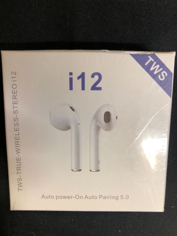 Photo 2 of I12 TWS Wireless Earbuds,Bluetooth 5.0 Earbuds Touch in-Ear Wireless Earphones,24 Hours Play Time with Charging Case,hi-fi Stereo Earbuds
