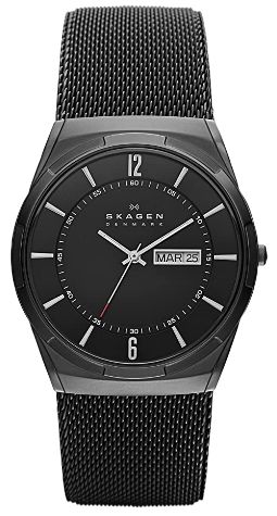 Photo 1 of Skagen Melbye Three-Hand Watch with Stainless Steel Mesh Band